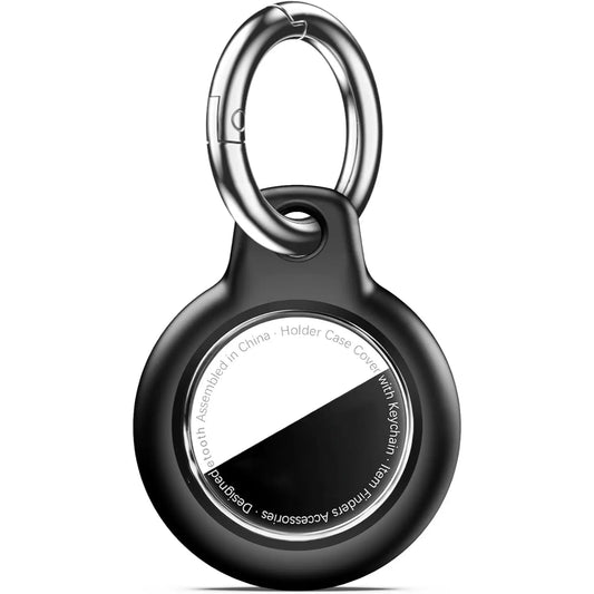 Apple AirTag Keychain Holder - Waterproof Hard Shell Protective Case with Metal Keyring, Durable Anti-Scratch Cover for 1st & 2nd Generation AirTags, Ideal for Keys, Car Key Fobs, Luggage, and Bags