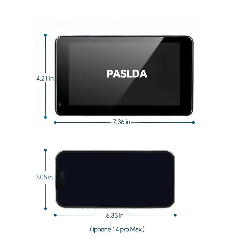 Upgraded Wireless CarPlay Screen for Android & iPhone - Premium Portable CarPlay Adapter for Enhanced In-Car Entertainment and Media Experience